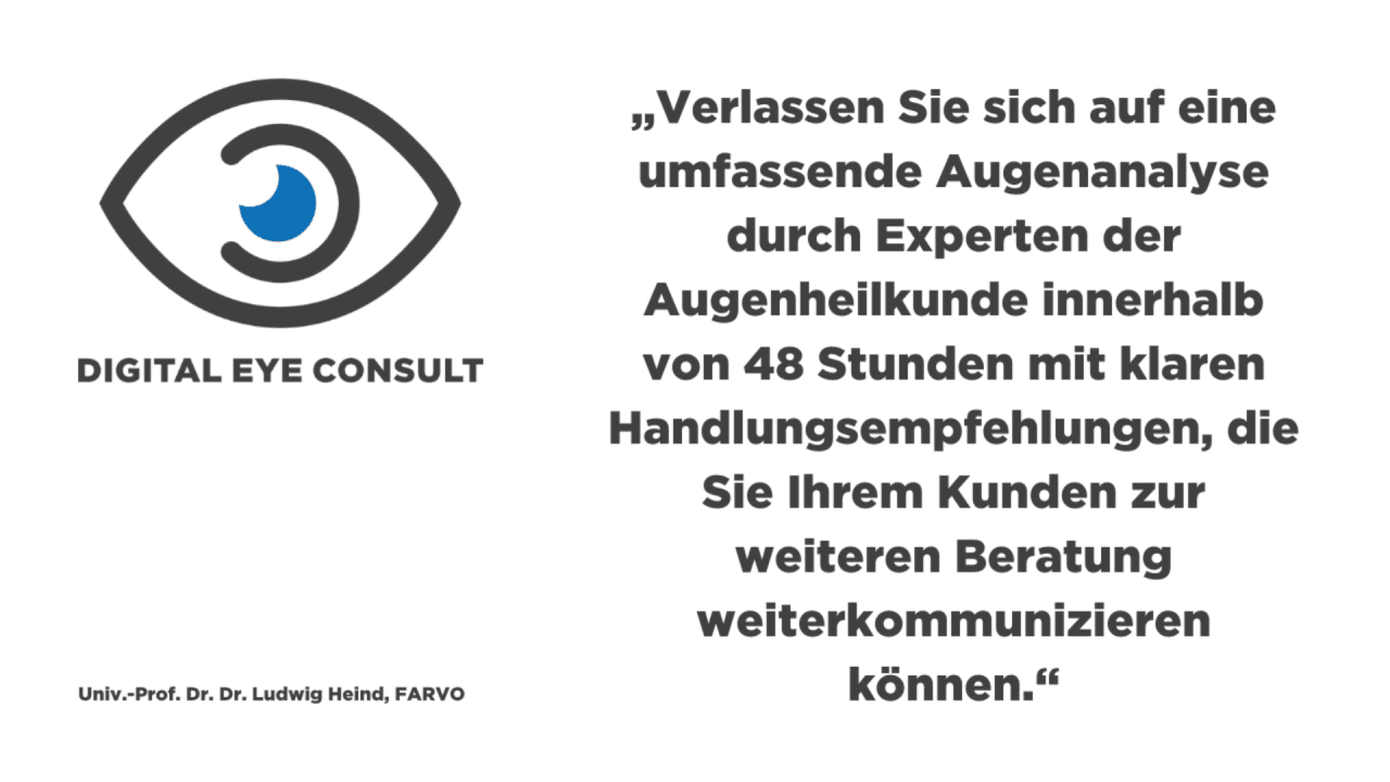 Digital Eye Consult Ihre Screening-Unterstützung