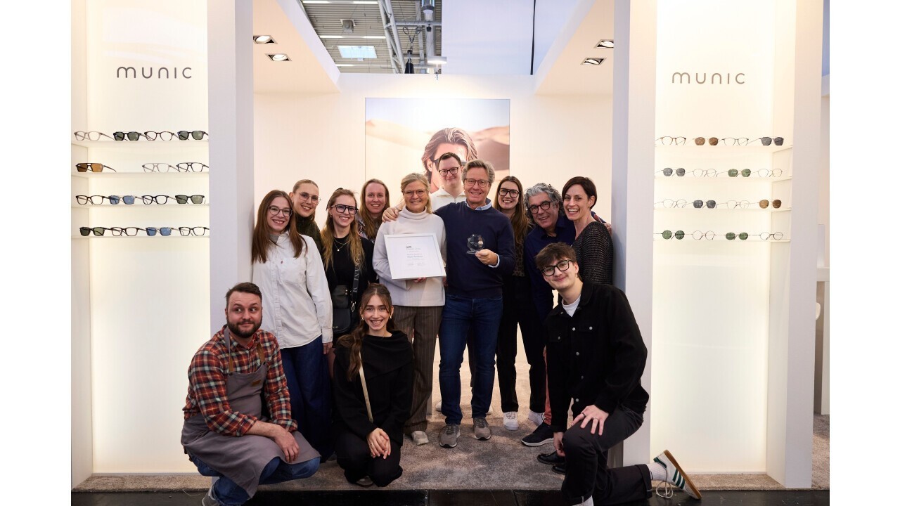 Congratulations to Munic Eyewear – winner of the opti FRAME STAR Audience Award!