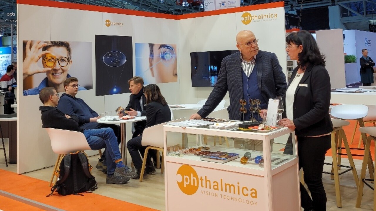 booth of Ophthalmica Vision Technology