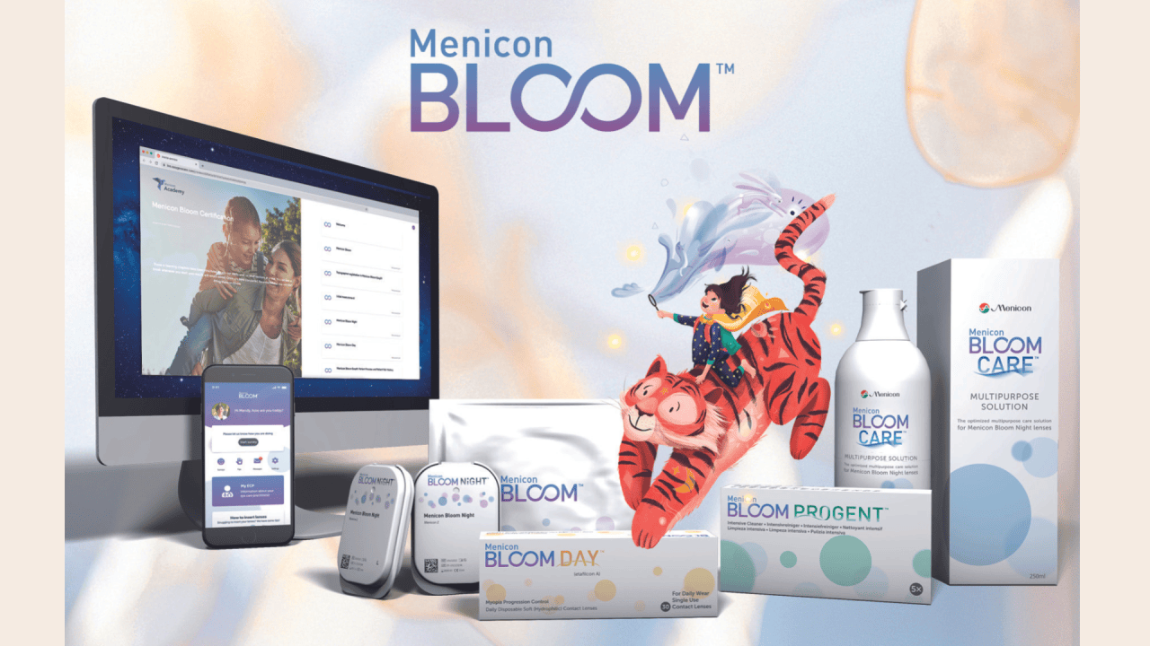 Menicon Bloom Myopiekontroll-Management-System